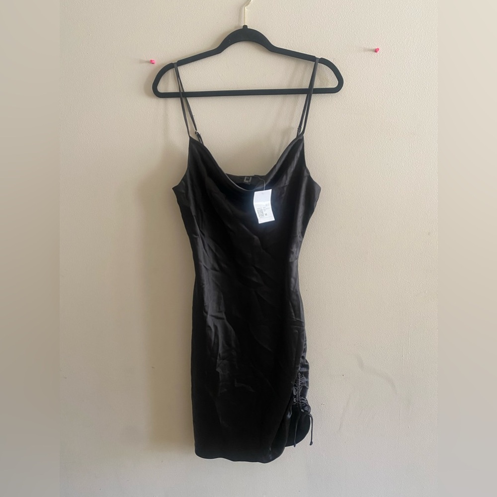 Forever 21 Elegant Black Slip Dress Size M NWT
